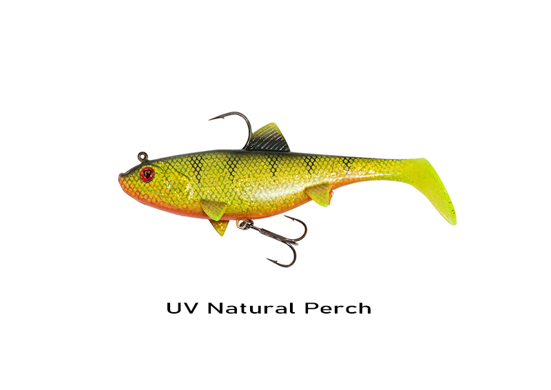 Esca Da Pesca Twitchbait Anatra 13 Cm UV - Galleggiante Per Luccio, Persico E Zander