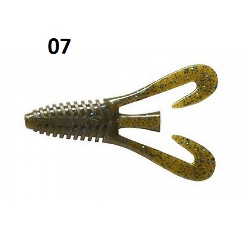 softbait-deps-barbute-4-col-71-green-pumpkin-blue-flake