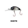 D407D – MATT BLACK WHITE