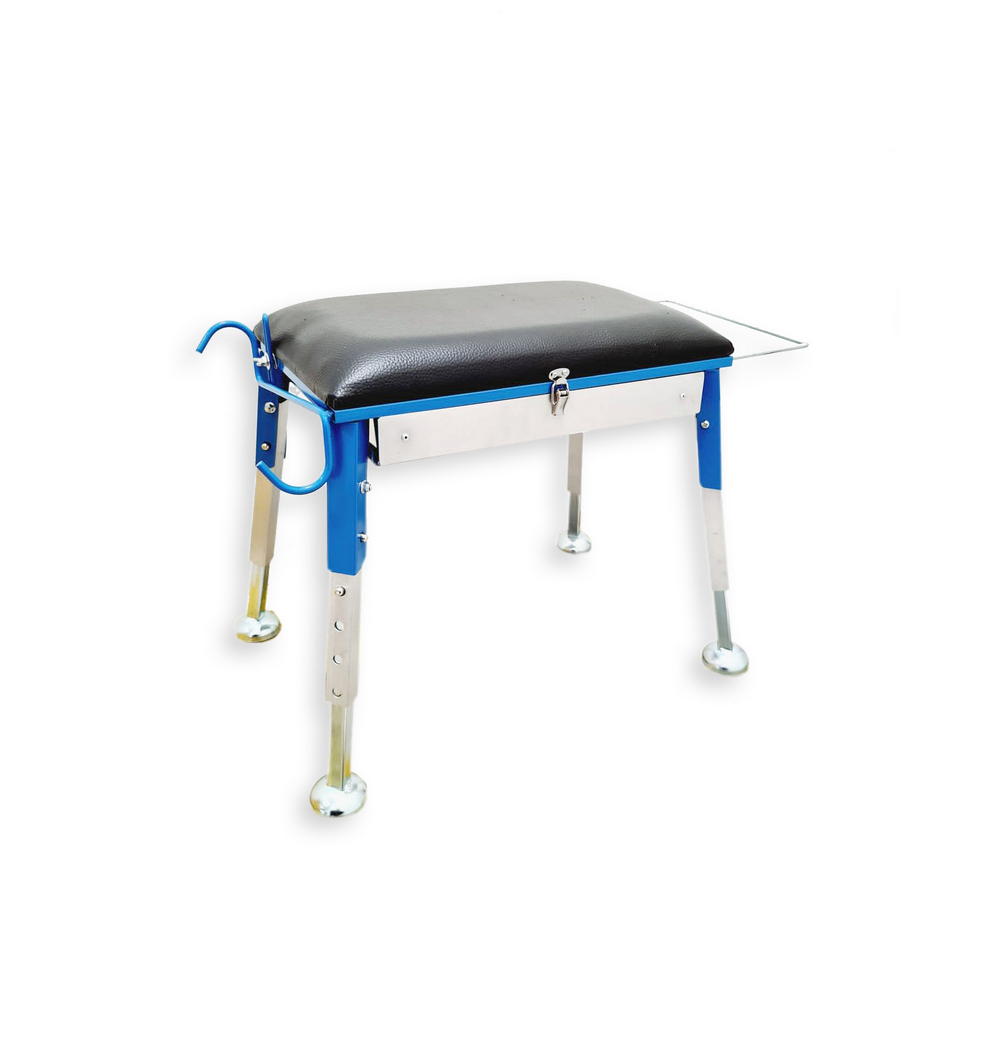 Seggiolino Pieghevole Treppiede Da Caccia E Pesca Walkstool 60 Cm In Alluminio Nero 834213003202
