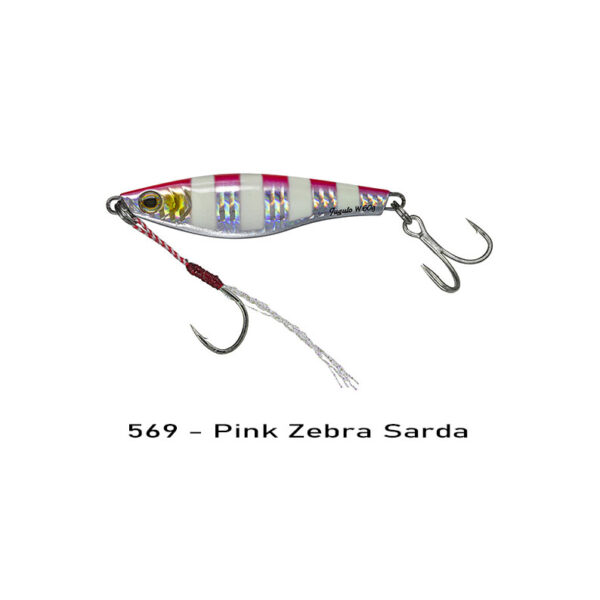 jugulo wide casting_569 pink zebra sarda
