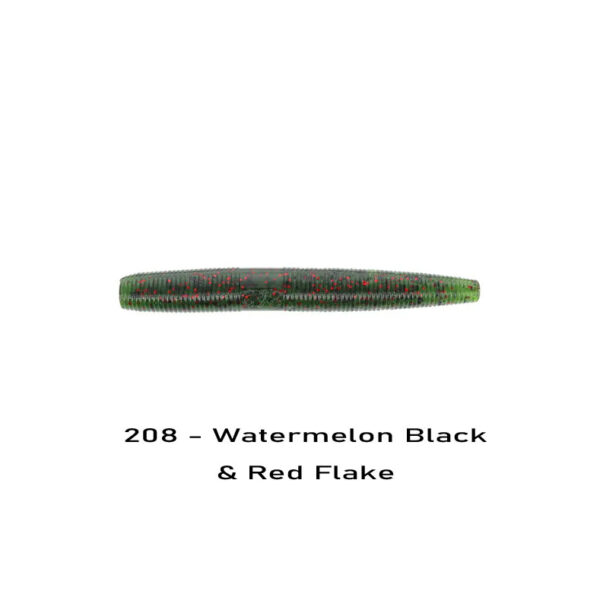 ned senko_208 watermelon black & red flake