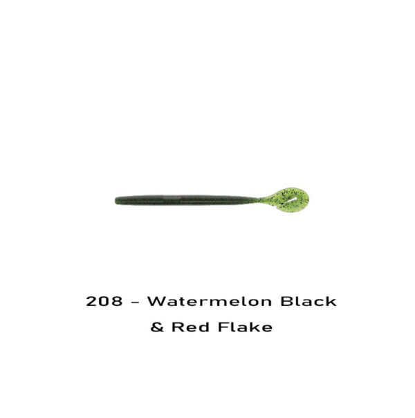 speed senko_208 watermelon Balck & red flake