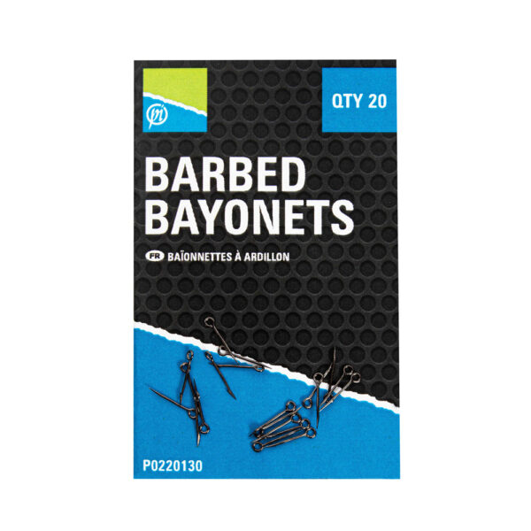 barbed bayonets