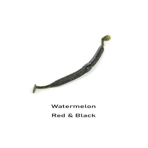 sneaky worm_watermelon red black