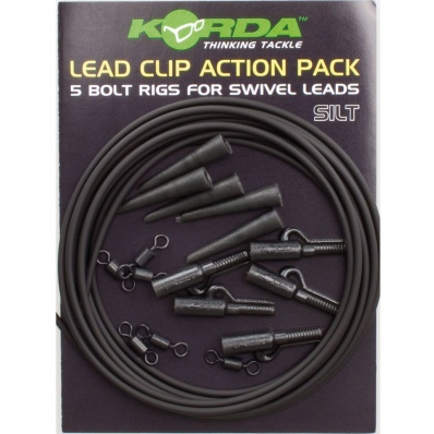 Lead Clip Action Pack Silt - Korda