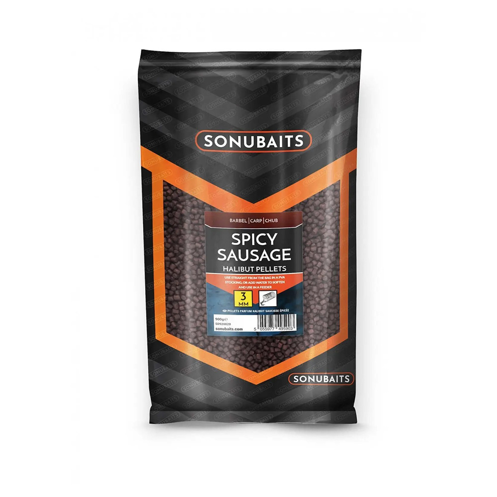 spicy sausage halibut pellet sonubaits