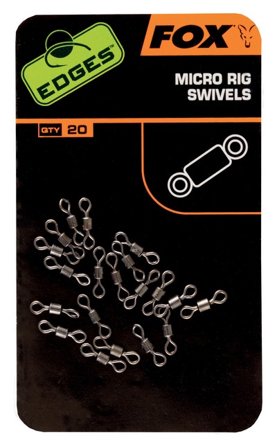 Edges Micro Rig Swivels - Fox