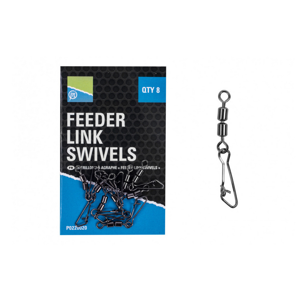 double feeder link swivels preston innovations