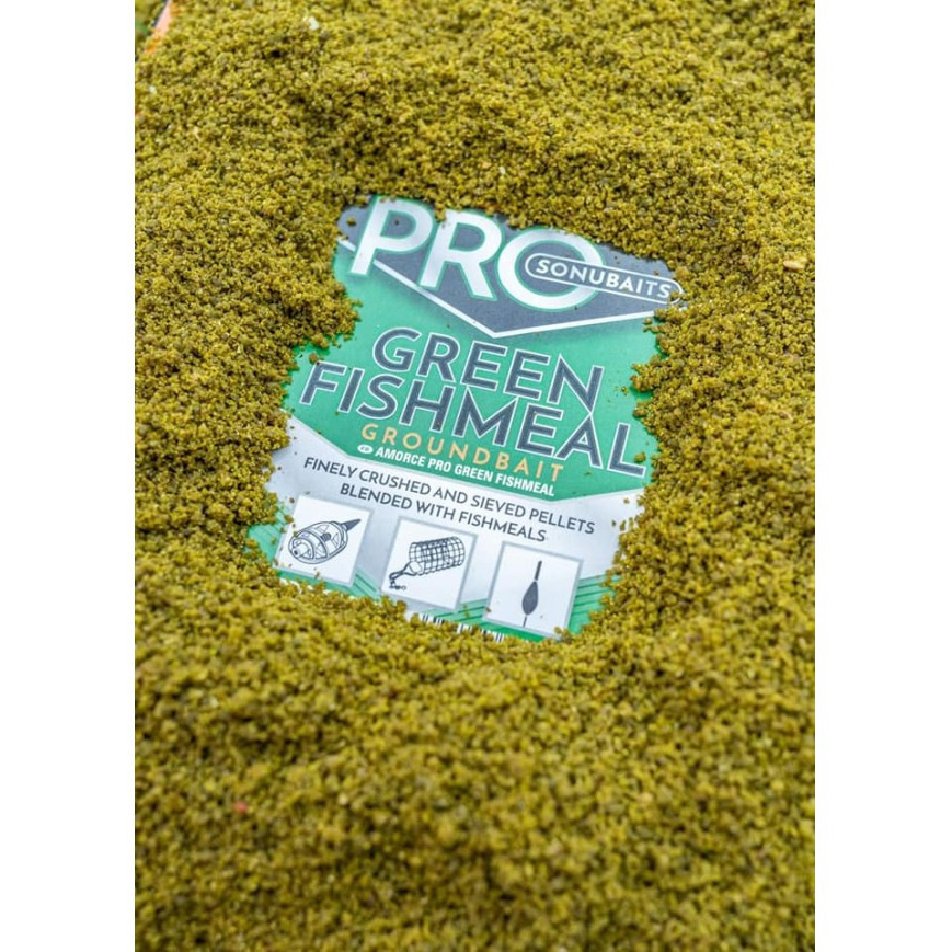 Pro Green Fishmeal Groundbait - Sonubaits - immagine 2