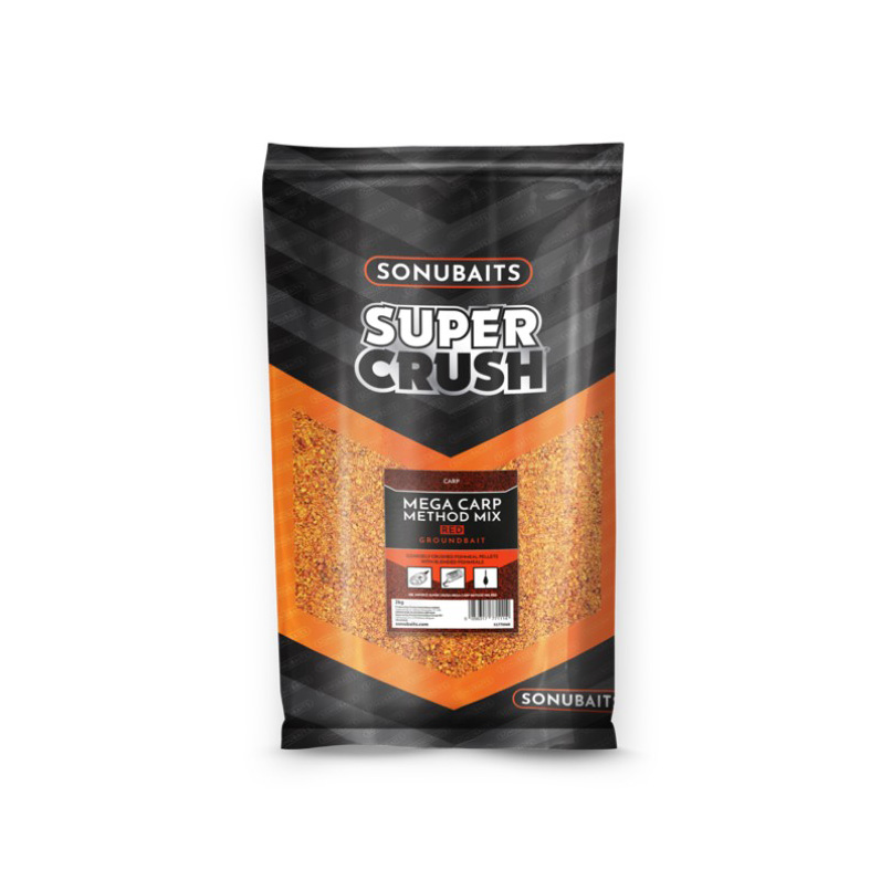 supercrush mega carp method mix sonubaits