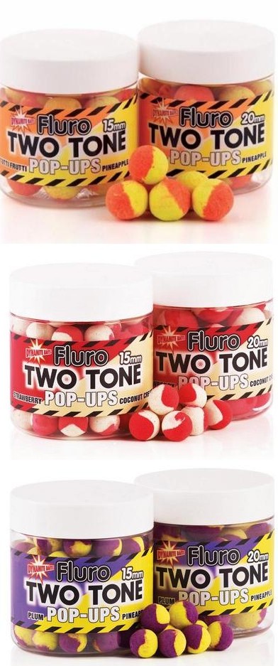 Fluro Pop Ups Two Tone Dynamite Baits