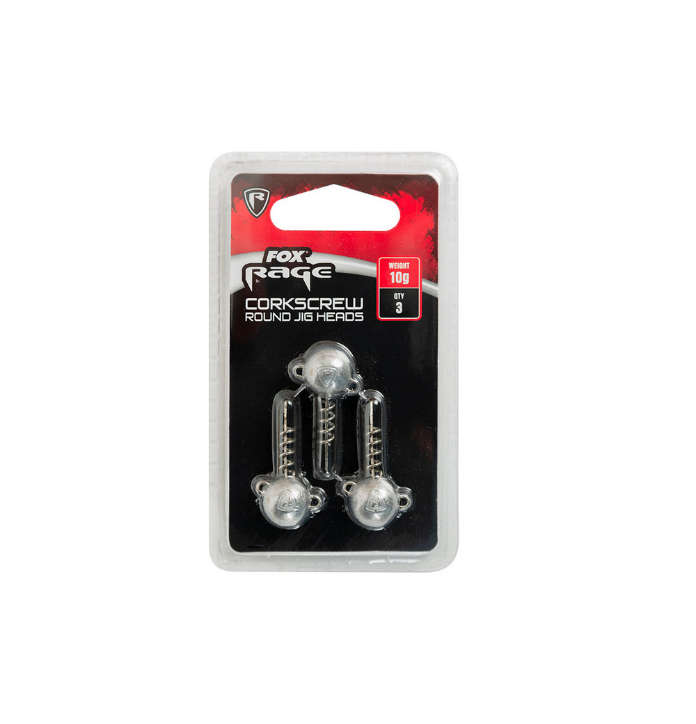Corkscrew Round Jig Head - Fox Rage - immagine 2
