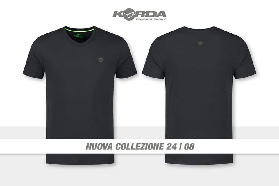 Kore V Neck Tee Black - Korda