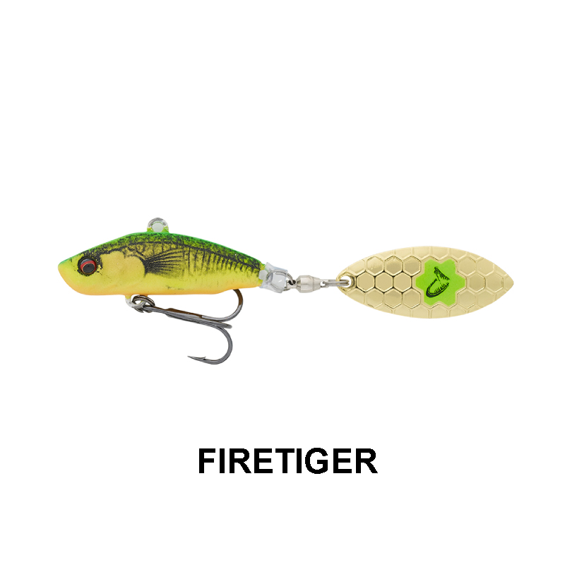 3D Sticklebait Tail Spin 7.3cm 13g Sinking - Savage Gear - immagine 2