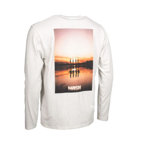Make It Happen Sunset Long Sleeve T Shirt Ecru - Nash - immagine 2
