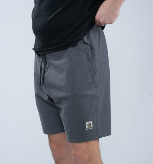 Make It Happen Badge Shorts Grey Marl - Nash - immagine 3