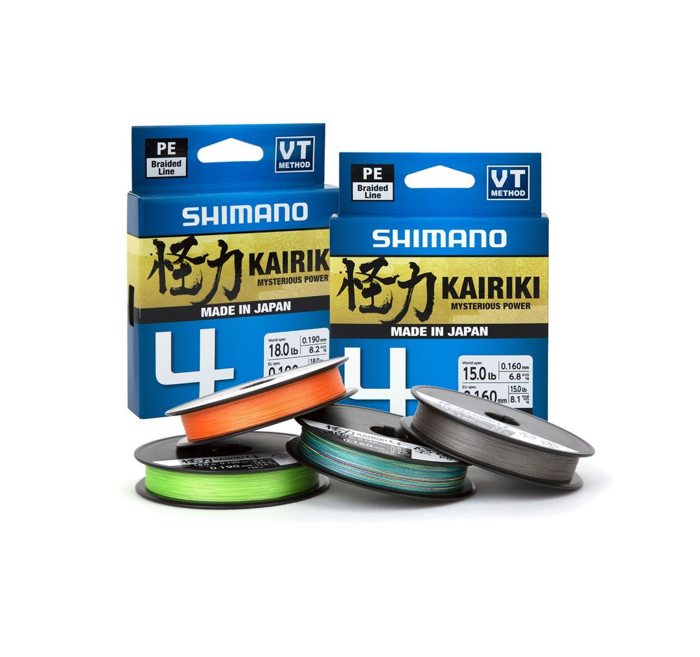 Kairiki 4 Hi-Vis Orange 300m Shimano