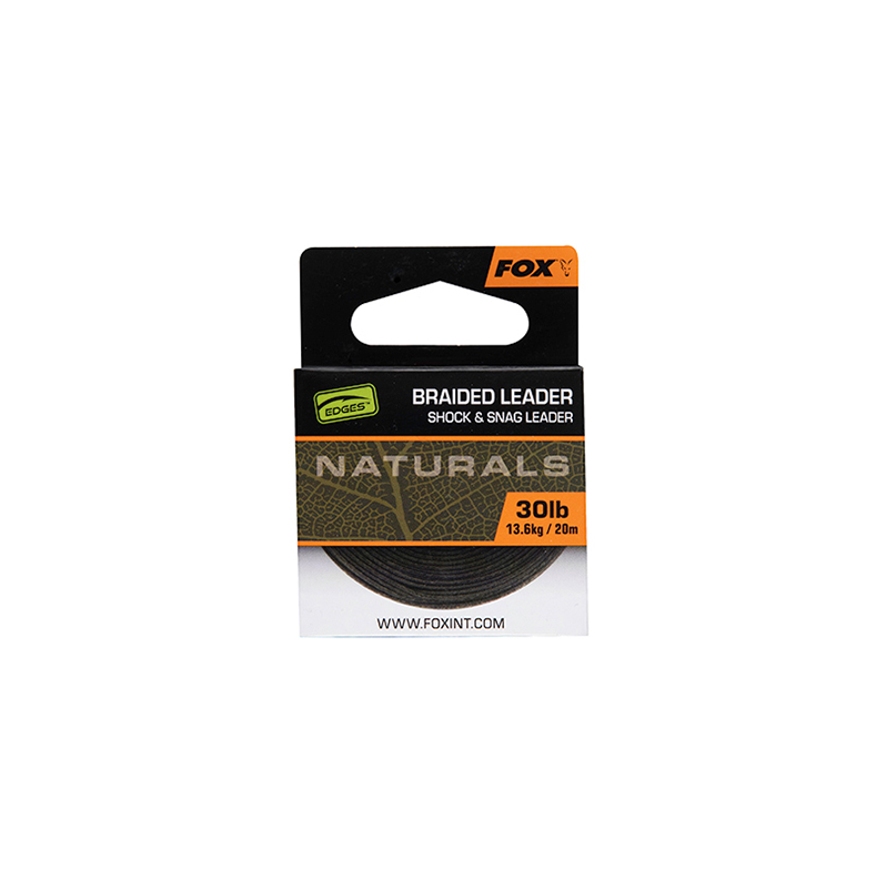 Naturals Braided Leader - Fox