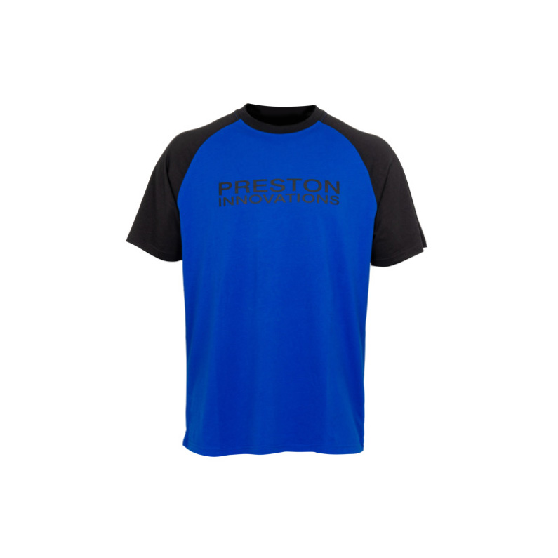t-shirt blue raglan preston innovations