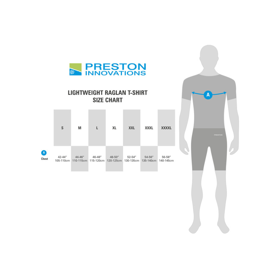 LightWeight White Raglan T-shirt - Preston Innovations - immagine 3