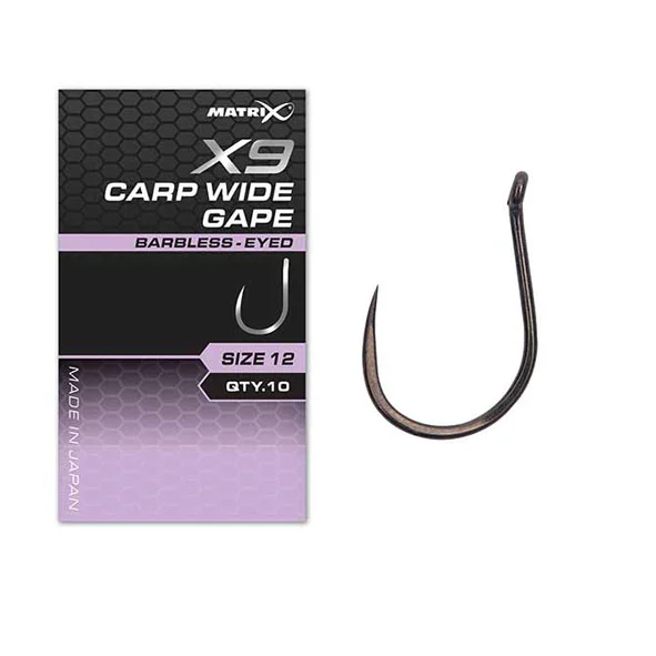 X9 - Carp Wide Gape Hooks