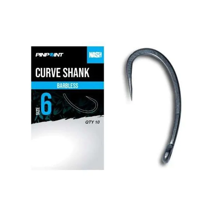 Curve Shank Barbless - Nash