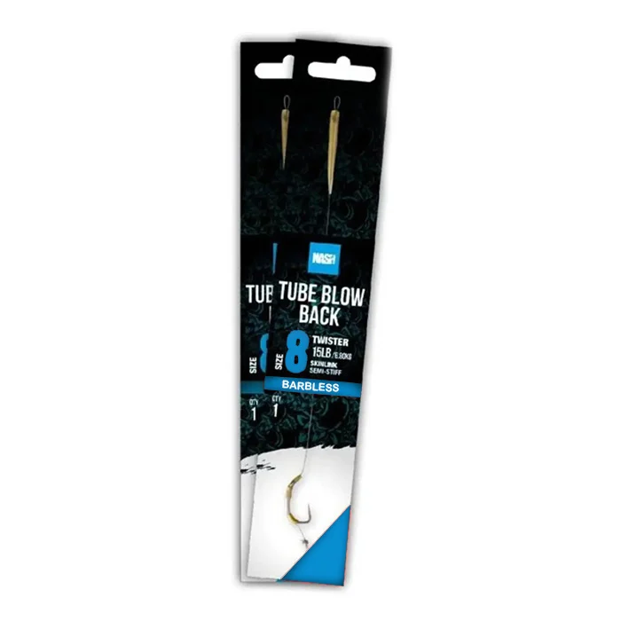 Tube Blow Back Rig Barbless - Nash