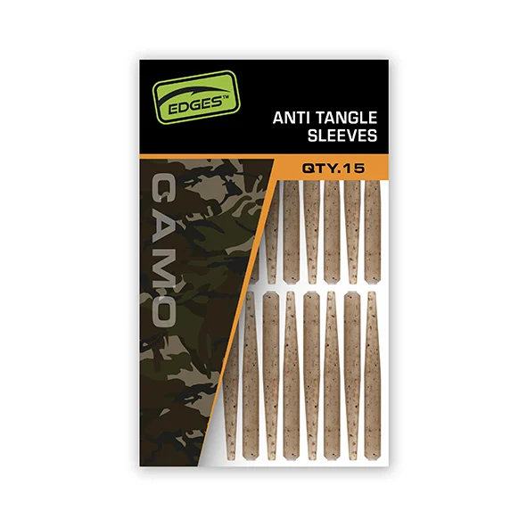 Edges Camo Anti Tangle Sleeves 15pcs - Fox