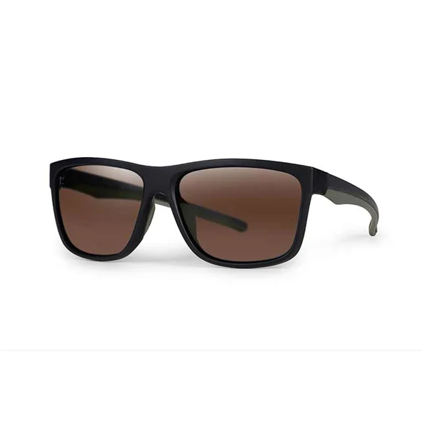 Fox Collection Green & Black Shades – Brown Lens